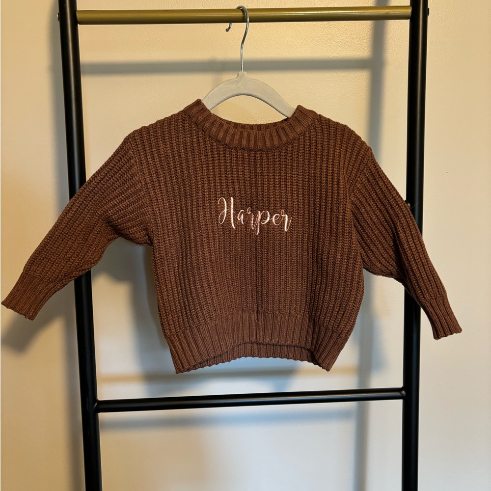 Harper embroidered sweater